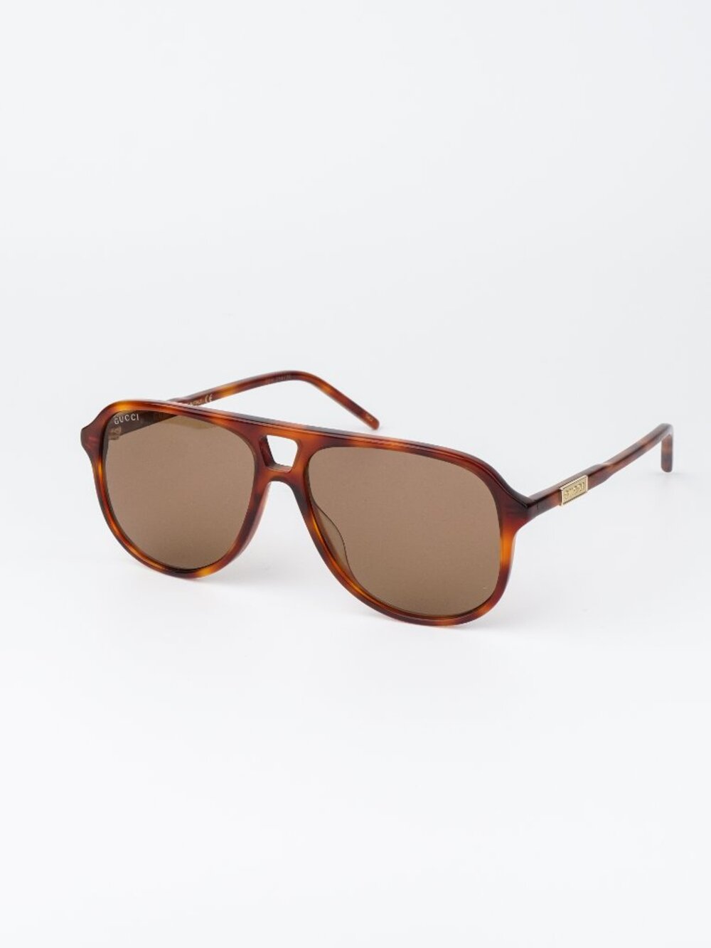 Gucci Women Sunglasses Havana Brown Pilot GG1156S 003 NEW AUTHENTIC - Picture 4 of 10